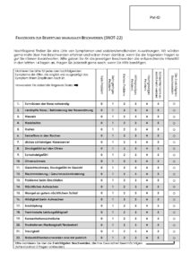 snot22 questionaire