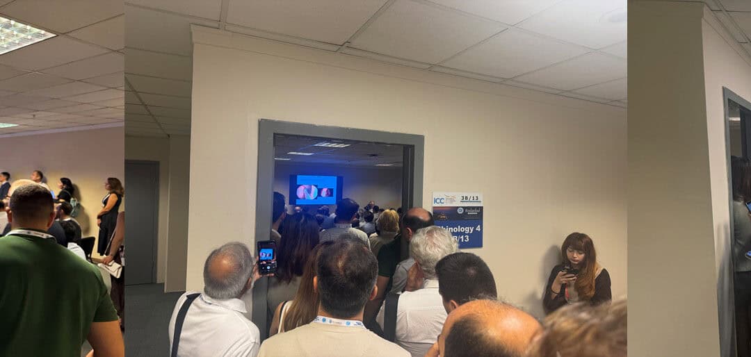 Crowded IFOS 2026 session on modern septal perforation repair